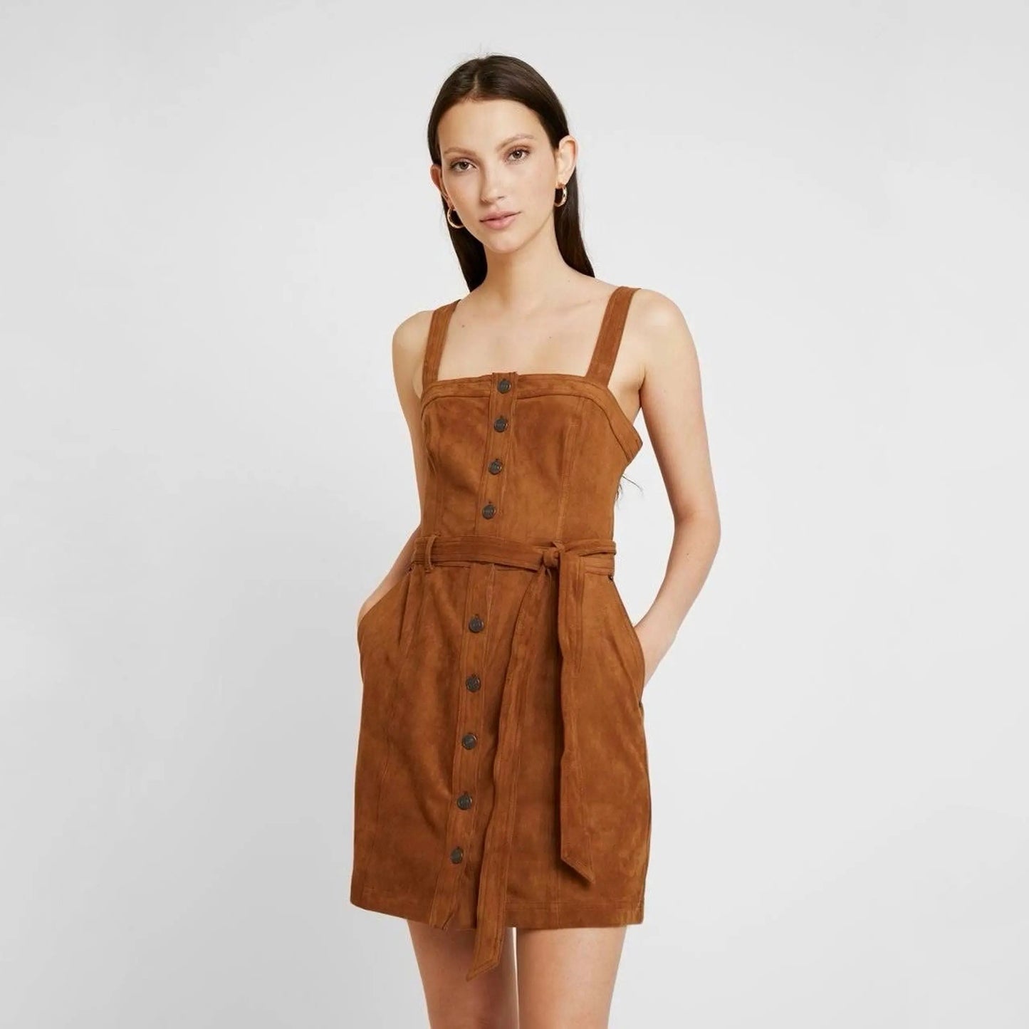 Abercrombie and Fitch Suede Dress Small