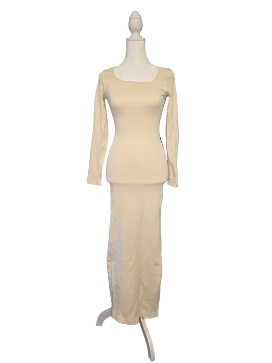 Ribbed Stretch Maxi Dress Small