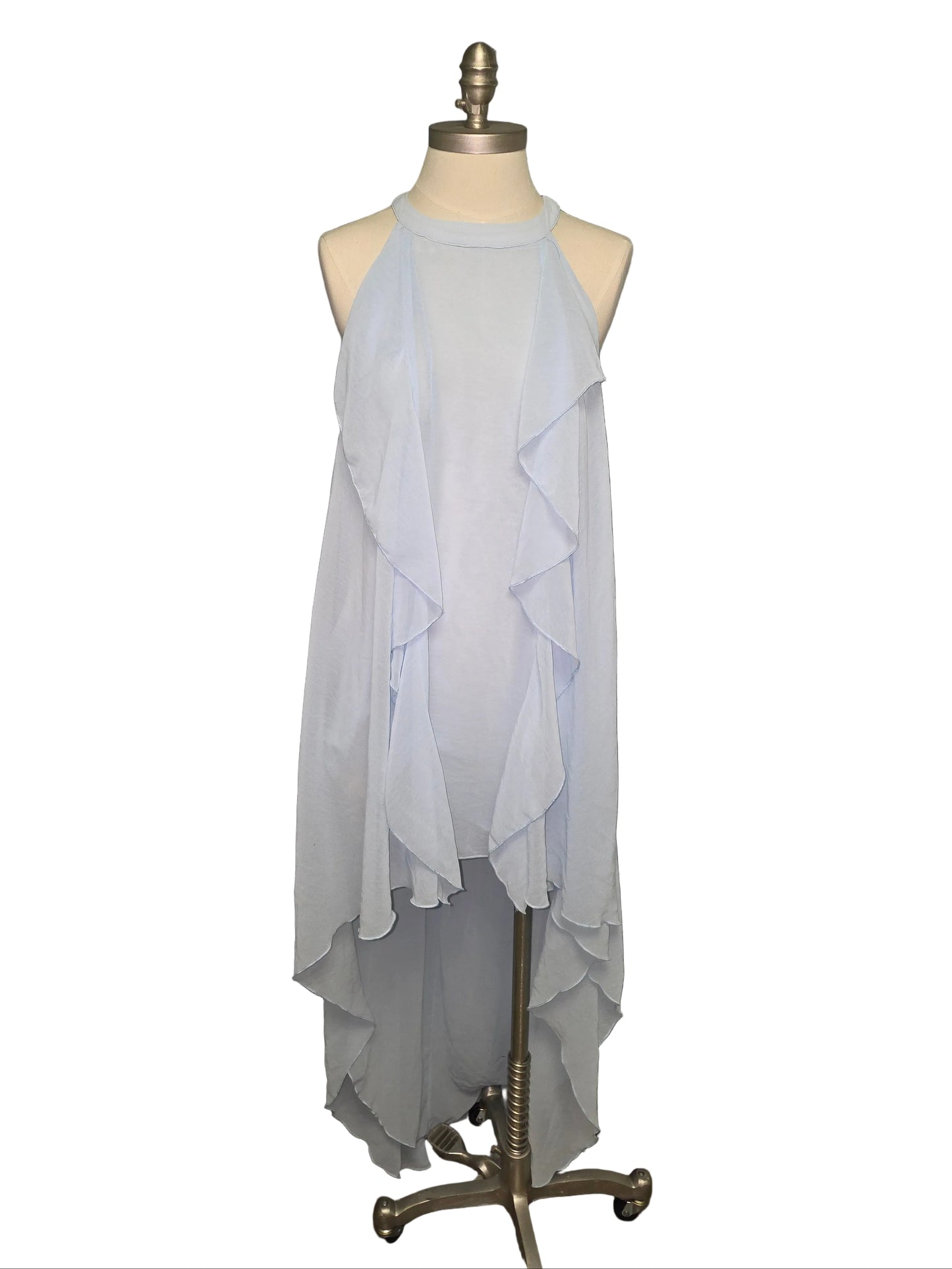Light Blue Flowy Formal Dress Small Medium