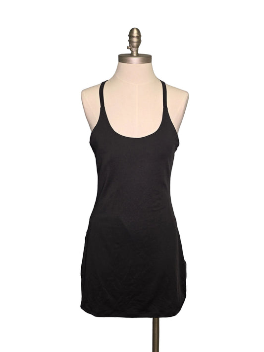 Black Mini Athletic Tennis Dress Large